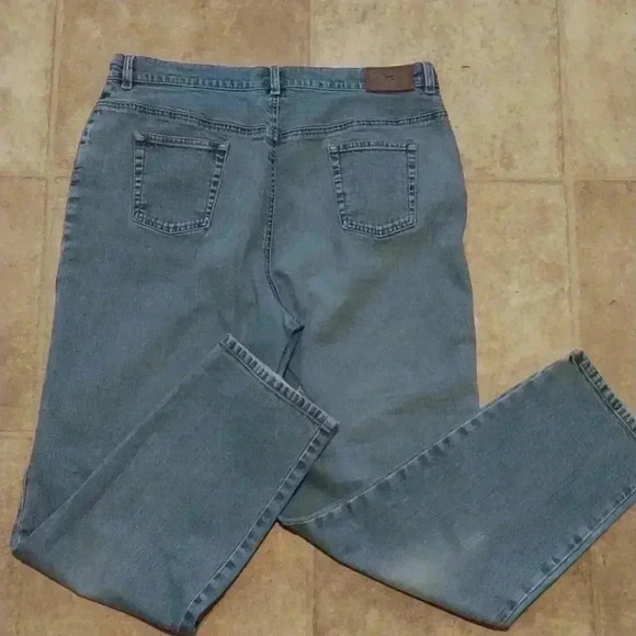 Ralph Lauren Straight Leg Jeans Size 14P Denim Casual Academia Preppy Preowned - Picture 2 of 4